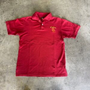 USC Trojans Athletic Department Campus Polo Shirt Men’s Small Cardinal
